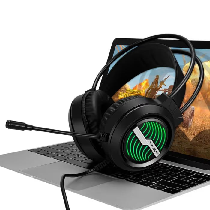Micro Casque Gaming Filaire T-Wolf H130 RGB- Noir