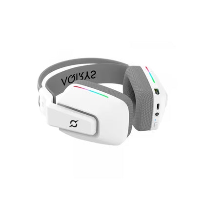 Micro Casque Gaming Sans Fil AQIRYS Alya Stéréo RGB - Blanc