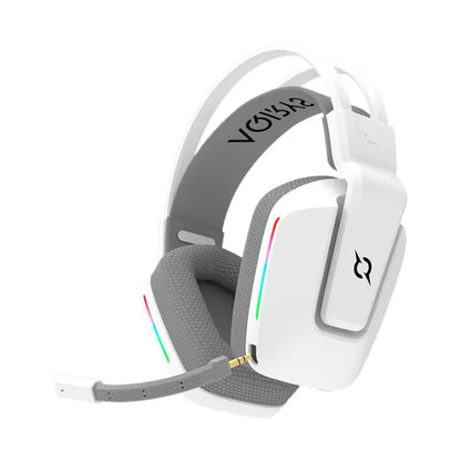 Micro Casque Gaming Sans Fil AQIRYS Alya Stéréo RGB - Blanc