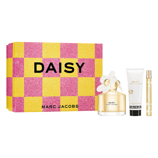 MARC JACOBS Daisy Coffret Eau de Toilette 100Ml+Format Voyage 10Ml+Lotion Pailleté 75Ml
