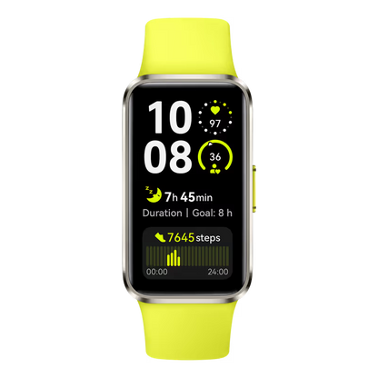 Bracelet connecté HUAWEI Band 10 - Vert Fluo