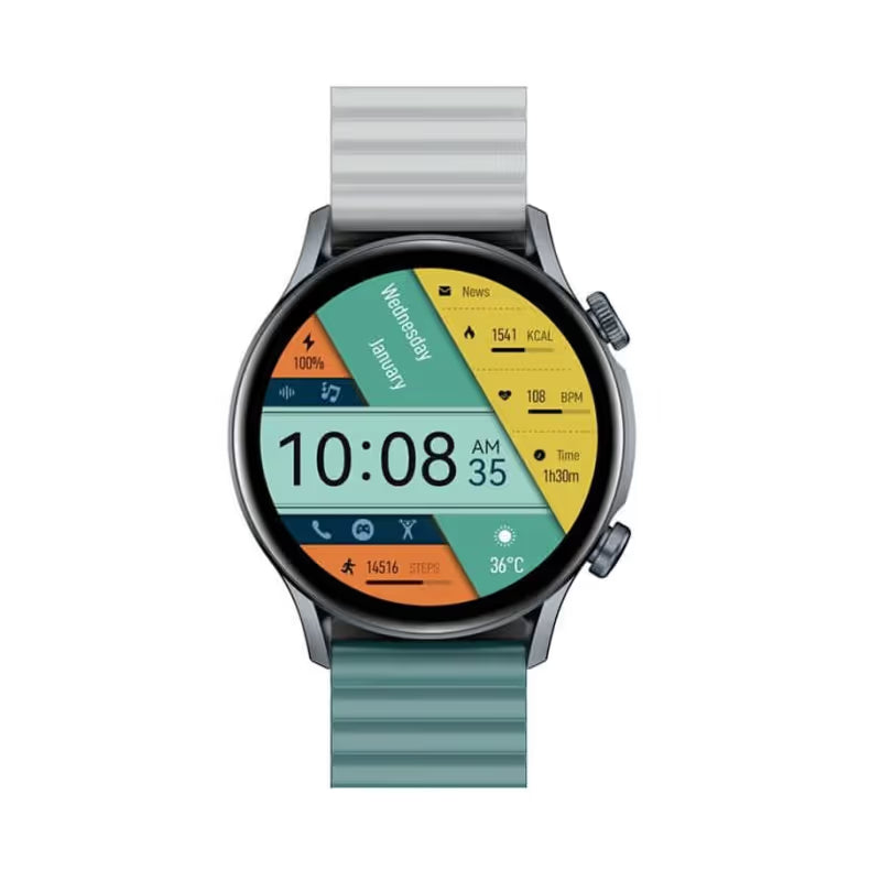 MONTRE CONNECTÉE KIESLECT CALLING WATCH KR PRO LTD - SILVER