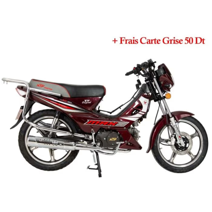Moto à Essence Forza XTF 125CC Monocylindre -Rouge Bourdeaux