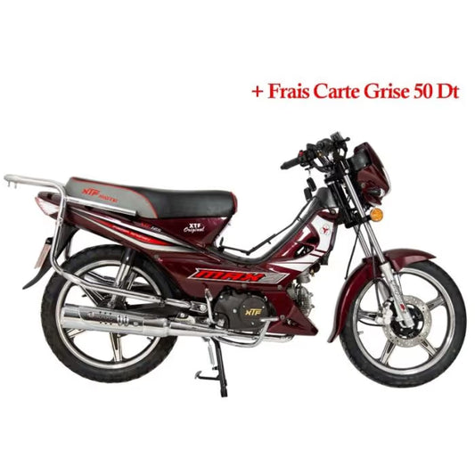 Moto à Essence Forza XTF 125CC Monocylindre -Rouge Bourdeaux