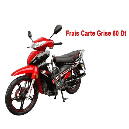 Moto ZIMOTA Partner 109cc - Rouge