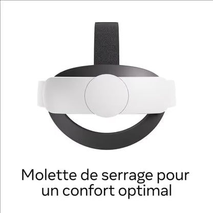 Sangle de Maintien Ergonomique Élite pour Casque Meta Quest 3 & 3S - Noir & Blanc