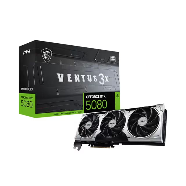 Carte Graphique Gamer MSI  RTX 5080 16Go Ventus 3X OC