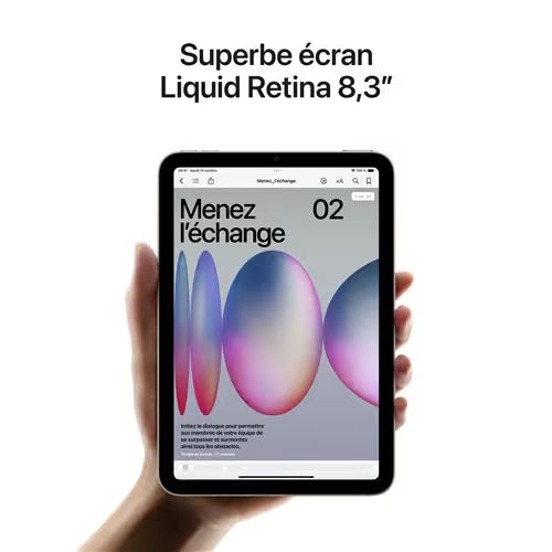 Apple - iPad Mini 8,3" 128Go 7éme Génération 2024 - Gris Sidéral