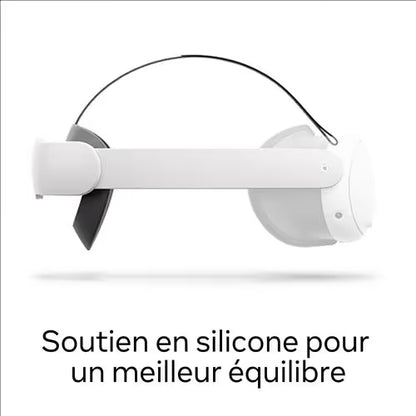 Sangle de Maintien Ergonomique Élite pour Casque Meta Quest 3 & 3S - Noir & Blanc
