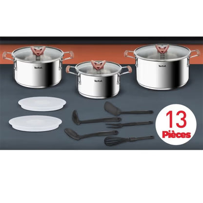 Pack TEFAL De 13 Pièces - Inox