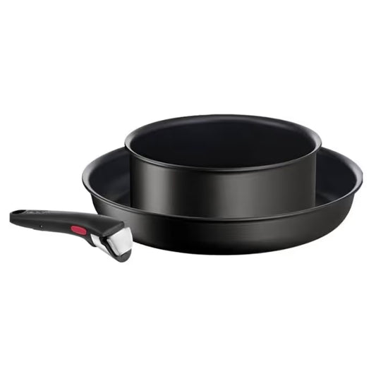 Pack TEFAL Poêle + Casserole 28cm / 20cm - Noir