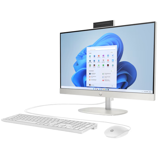 Pc De Bureau All-in-One HP 24-CR0020NK  i5-1335U 16GO 512GO SSD Win 11 – Blanc