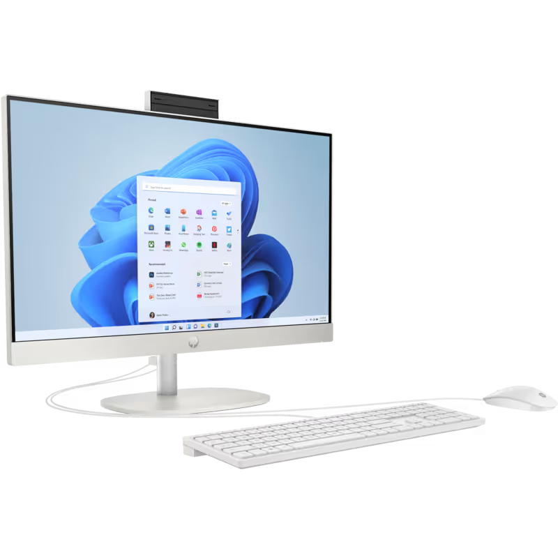 Pc De Bureau All-in-One HP 24-CR0020NK  i5-1335U 16GO 512GO SSD Win 11 – Blanc