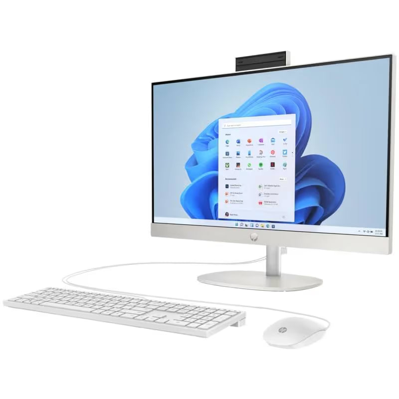 PC de Bureau All In One HP AI 24-cr2023nk Ultra 5 225U 8Go 512Go SSD - Blanc