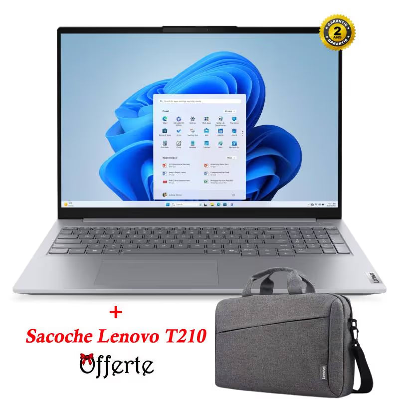 PC Portable LENOVO ThinkBook 16 G8 IAL Ultra 5 225U 16G 512G SSD - Gris