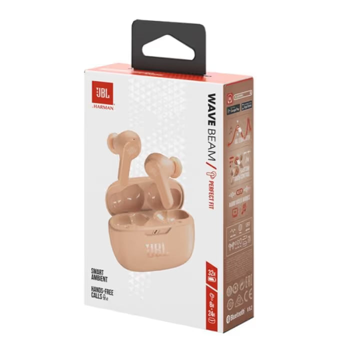 Écouteur sans fil JBL Wave Beam -Beige