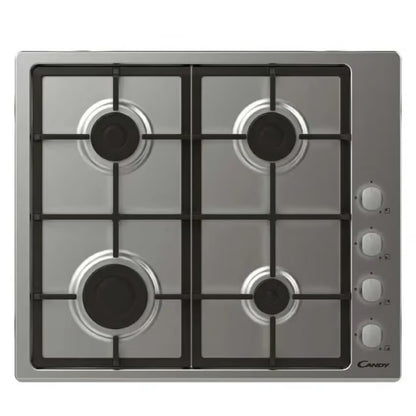 Plaque de cuisson Candy CHG6LX 4 Feu 60Cm - Inox