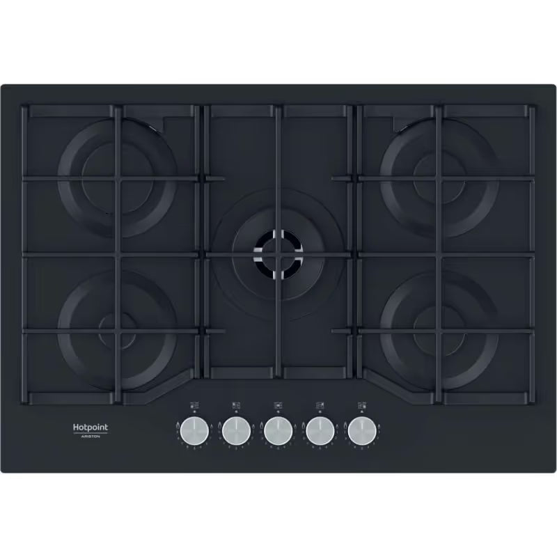 Plaque de Cuisson Encastrable ARISTON AGS72F-BK  5 Feux 75cm - Noir