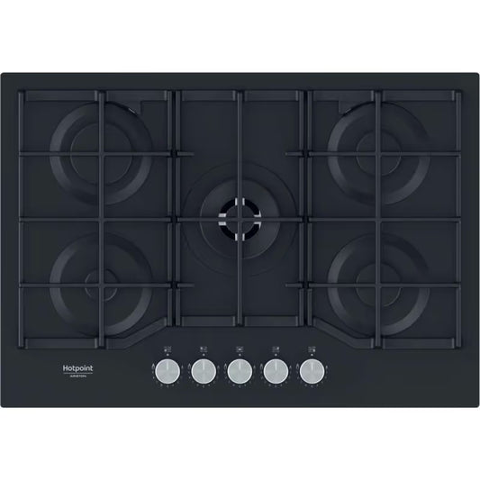 Plaque de Cuisson Encastrable ARISTON AGS72F-BK  5 Feux 75cm - Noir