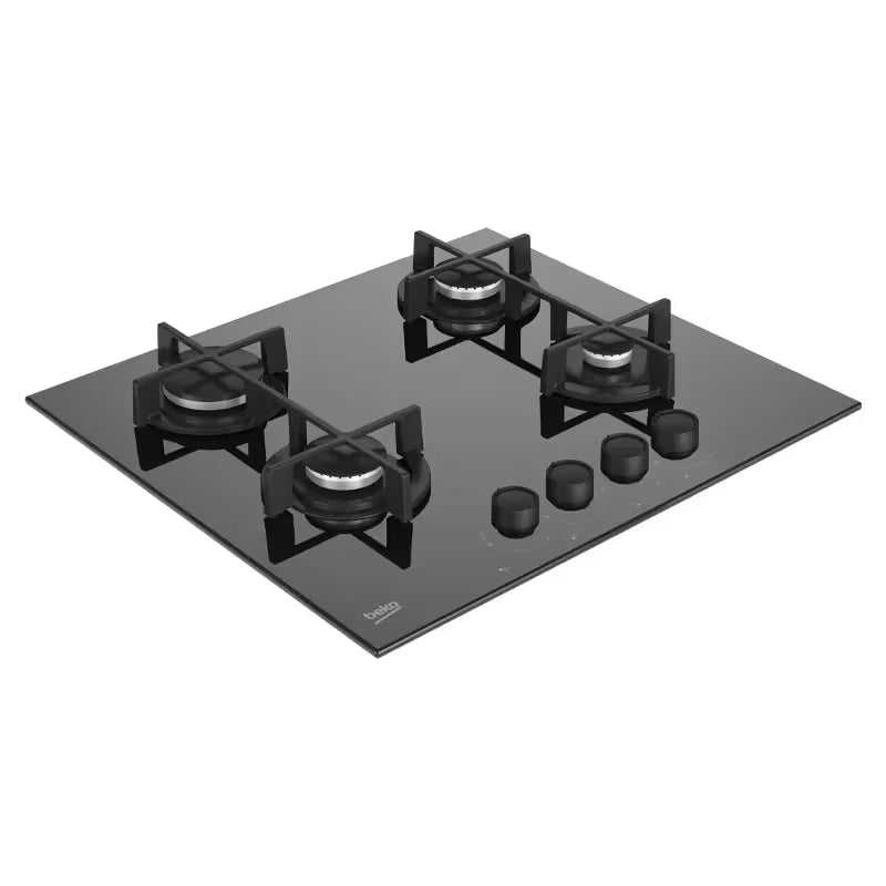 Plaque De Cuisson Encastrable Beko HILG64225SB 4 Feux 60Cm - Noir