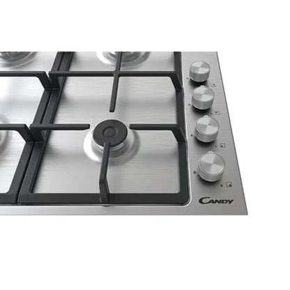 Plaque de cuisson Candy CHG6LX 4 Feu 60Cm - Inox