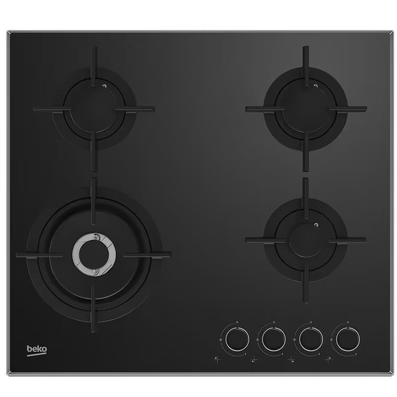 Plaque De Cuisson Encastrable BEKO HCLW64222S 4Feux 60cm - Noir
