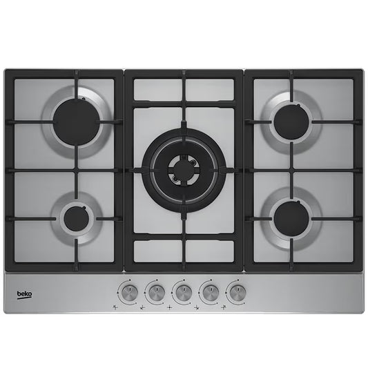 Plaque de Cuisson Encastrable BEKO HIAW75225SL 5Feux 75cm - Inox