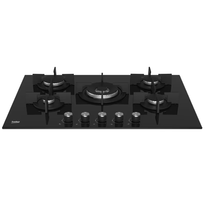 Plaque de Cuisson Encastrable Beko HILW75222S 5 Feux 75 cm - Noir