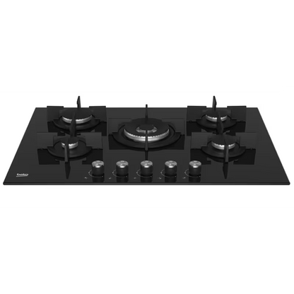 Plaque de Cuisson Encastrable Beko HILW75222S 5 Feux 75 cm - Noir