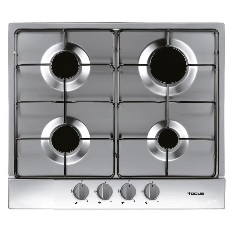 Plaque de Cuisson Encastrable FOCUS F401X 4 Feux 60cm - Inox