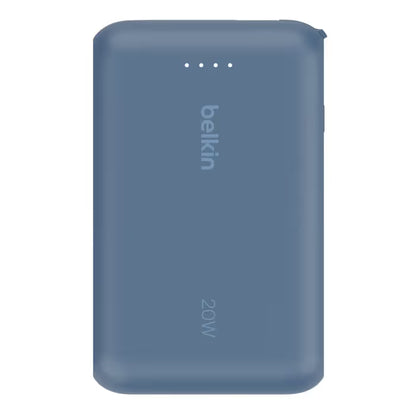Power Bank Belkin 10K avec Câble Intégré - Bleu