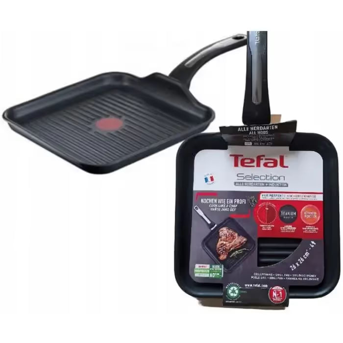 Hachoir à viande Moulinex HV8 / 2000 W - Blanc + Poêle à Frire TEFAL Selection 26 x 26cm