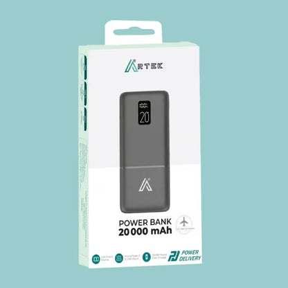 Power Bank ARTEK 20000mAh - Onyx