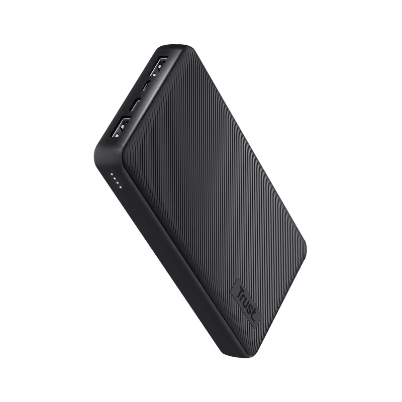 Power Bank Trust Primo Eco 3Ports USB 20000 mAh - Noir