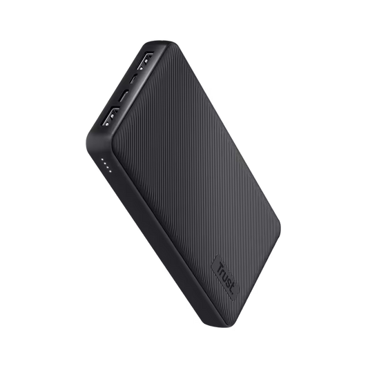 Power Bank Trust Primo Eco 3Ports USB 20000 mAh - Noir