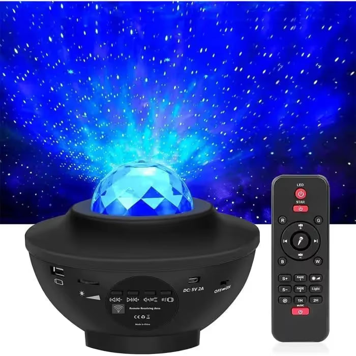 Lampe Projecteur LED Étoile projecteur galaxie - Noir