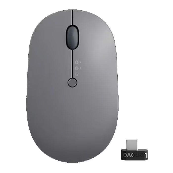 Souris Multi-Appareil Sans Fil Lenovo Go - Gris Orage