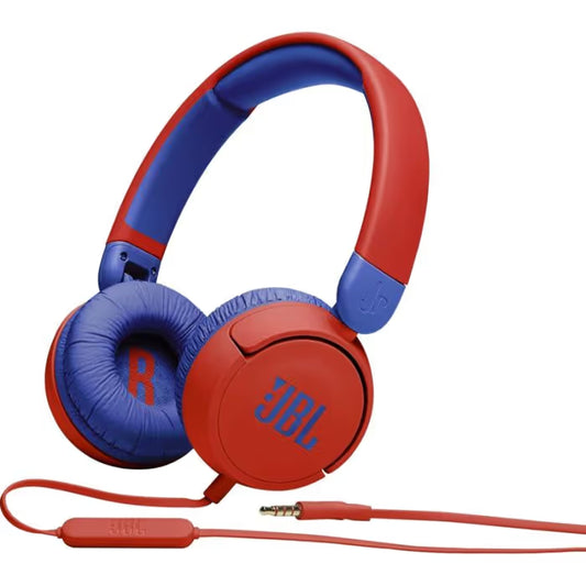 Casque Filaire JBL JR 310 pour Enfant - Bleu & Rouge