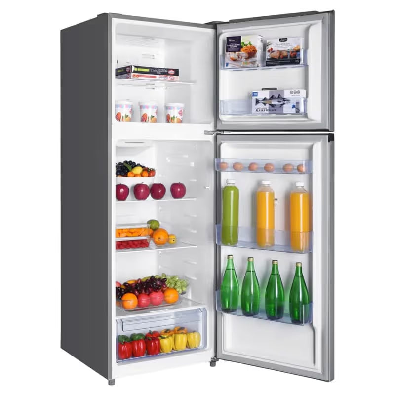 Réfrigérateur TCL P333TMS Double Portes NO FROST 333 LITRES  - Silver