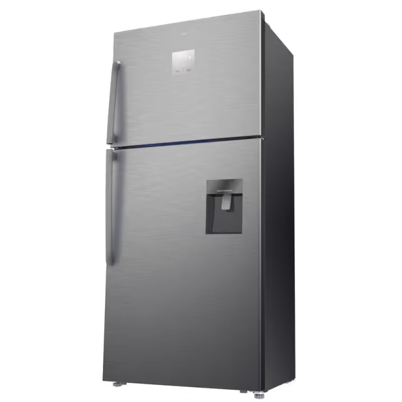 Réfrigérateur TCL P545TMN Double Portes INVERTER No Frost 536 Litres Avec Afficheur et Distributeur d'eau- INOX
