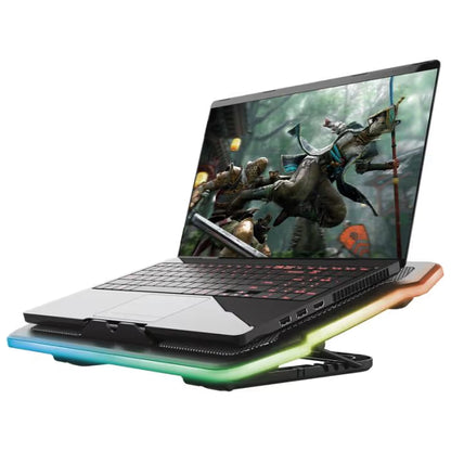 Refroidisseur Trust GXT 1126 Aura pour PC Portable 17" - Gris