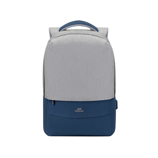 Sac à dos RIVACASE Pour Ordinateur Portable 7567- 17.3''- Gris & Bleu Foncé