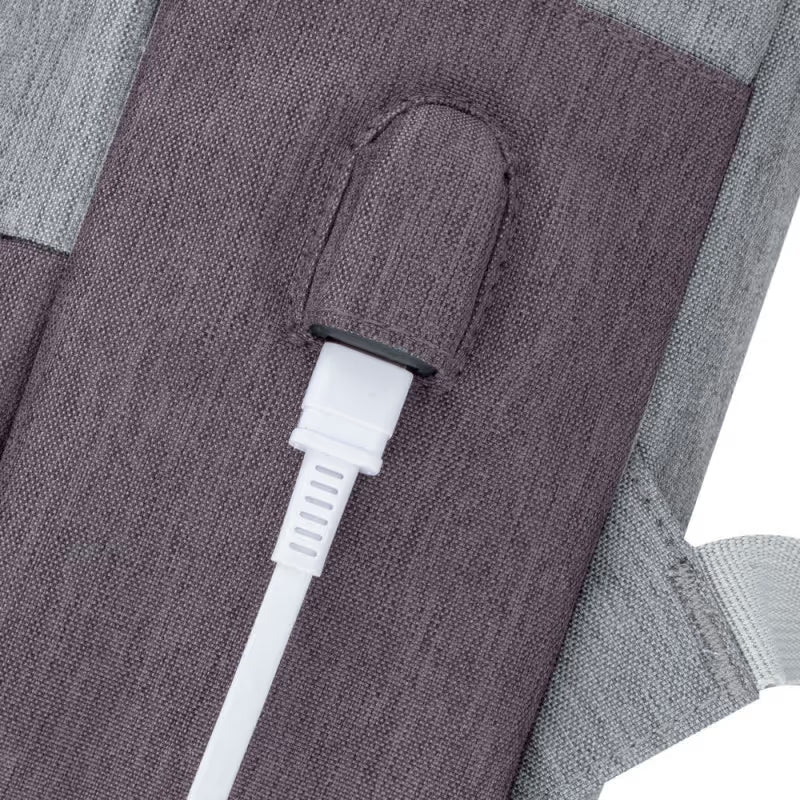 Sac à dos RIVACASE Pour Ordinateur Portable 7562- 15.6''- Gris & Mocha