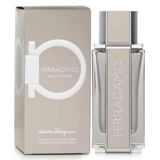 Salvatore Ferragamo BRIGHT LEATHER Eau de Toilette pour Homme - 100ML