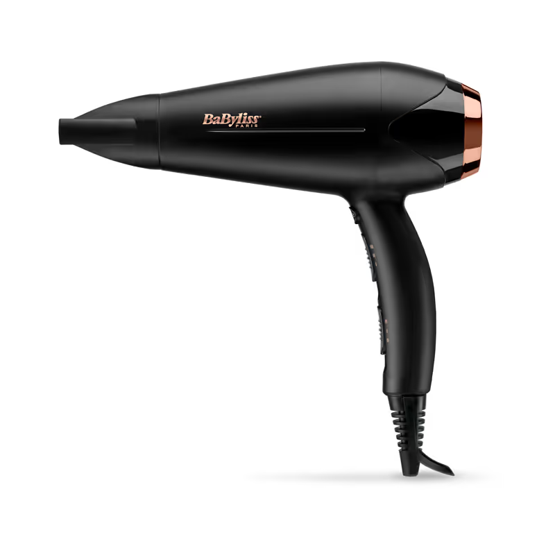 Sèche-cheveux Babyliss Turbo Shine D570DE 2200W - Noir & Gold