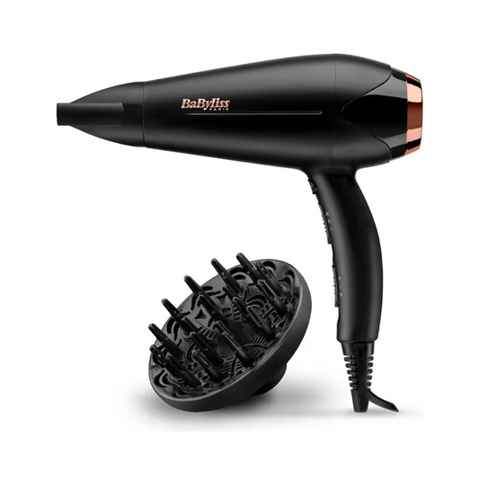 Sèche-cheveux Babyliss Turbo Shine D570DE 2200W - Noir & Gold