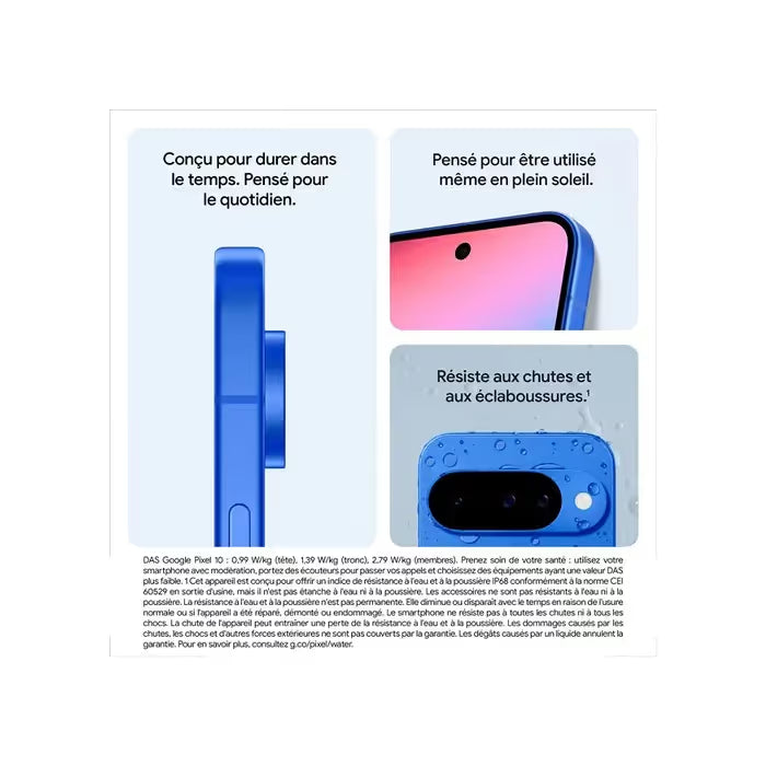 Smartphone Google Pixel 10 128Go - Bleu
