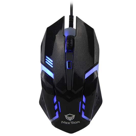 Souris Filaire Gamer MEETION M371 RGB- Noir