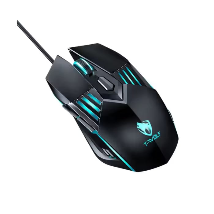 Souris Gaming Filaire T-Wolf G560 RGB - Noir