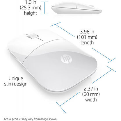 Souris Optique sans fil HP Z3700 - Blanc
